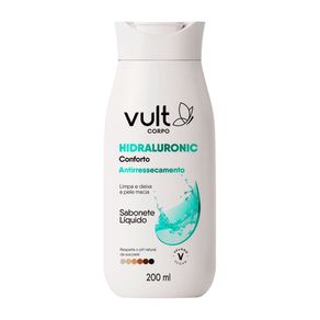 Sabonete Líquido Corporal Antiressecamento Vult Corpo Hidraluronic Conforto 200ml