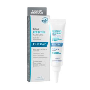 Creme Facial Desincrustante Ducray Keracnyl Glycolic+ 30ml