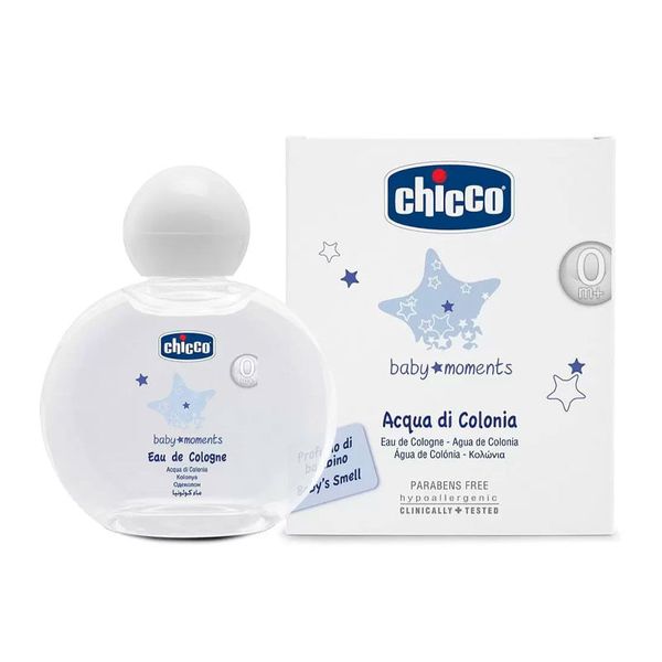 Água Perfumada Infantil Chicco Baby Moments Sem Álcool 100ml