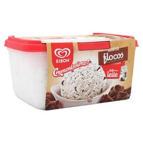Sorvete Kibon Cremosíssimo Flocos 1,5L