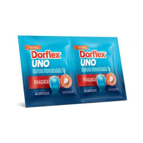 Analgésico Dorflex UNO 1g 2 Comprimidos Efervescentes
