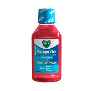 Xarope Vick Pediátrico 200mg/15ml Expectorante 120ml