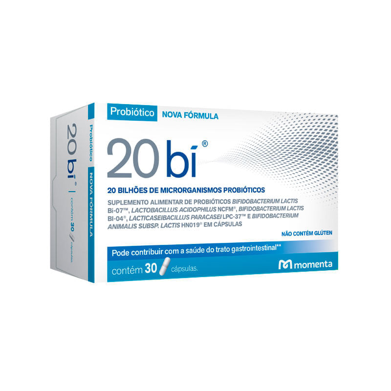 Suplemento Alimentar 20 Bi 30 Cápsulas