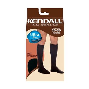 Meia 3/4 Masculina Kendall Alta Compressão (20-30 mmHg) Cor Marrom Tamanho M