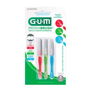 Escova Interdental G.U.M Proxabrush 3 Unidades