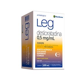 Leg 0,5 mg/ml Xarope Sabor Tutti-frutti 100ml + Seringa Dosadora