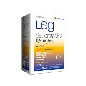 Leg 0,5 mg/ml Xarope Sabor Tutti-frutti 60ml + Seringa Dosadora