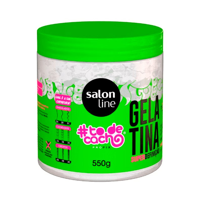 Gelatina Salon Line #todecacho Super Definição 550g