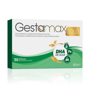 Suplemento Alimentar Gestamax Gold 30 Cápsulas Gelatinosas Moles