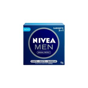 Sabonete em Barra Nivea Men 3 em 1 Original Protect 90g