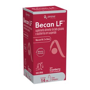 Suplemento Alimentar Becan LF Suspensão Oral Sabor Cranberry 14ml