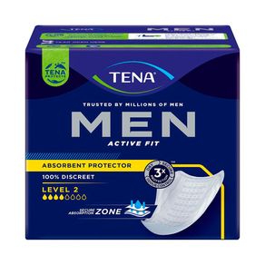 Absorvente Protetor Masculino Tena Men Active Fit 10 Unidades