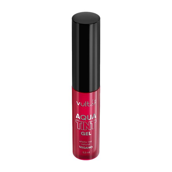 Batom Vult AquaTint Gel Efeito Tint Natural Cor Red 5,5ml