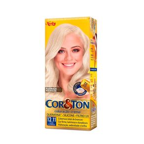 Coloração Creme Cor&Ton Louro Platinado 12.11