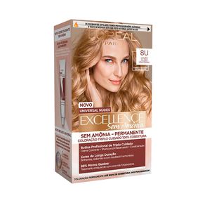 Tintura Imédia Excellence L'oréal Paris Sem Amônia 8U Louro Claro Universal