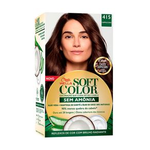 Tintura Soft Color Wella Sem Amônia Cappuccino 415