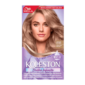 Coloração Koleston Brilho Infinito Louro Claro Perola 818
