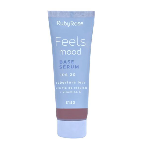 Base Sérum Facial Ruby Rose Feels Mood FPS20 Cor E153