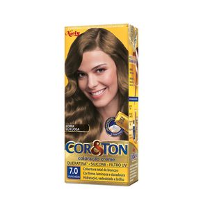 Coloração Cor&Ton Creme Niely 7.0 Louro Médio