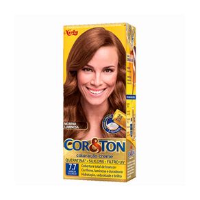 Coloração Creme Cor&Ton Marrom Dourado 7.7