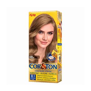 Coloração Creme Cor&Ton Louro Cinza Claro 8.1