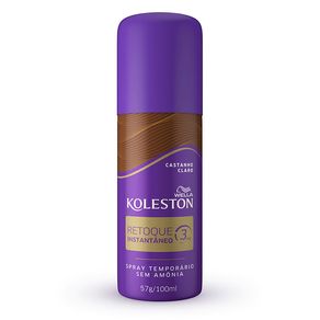 Retoque Instantâneo Spray Koleston Castanho Claro 100ml