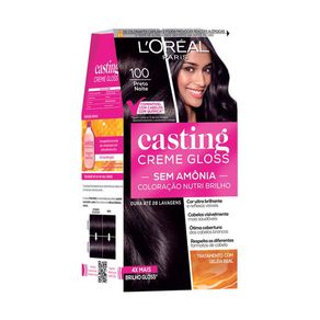 Coloração Casting Creme Gloss L'Oreal 100 Preto Noite