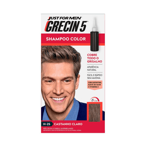 Shampoo Color Grecin 5 castanho claro 1 Unidade