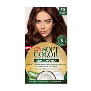 Tintura Soft Color Wella Sem Amônia Castanho Claro 50