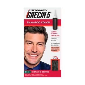 Shampoo Color Grecin 5 Castanho Escuro 1 Unidade