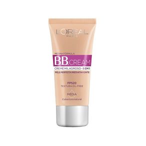 Base BB Cream L'Oréal Oil Free 5 em 1 FPS20 Média 30ml