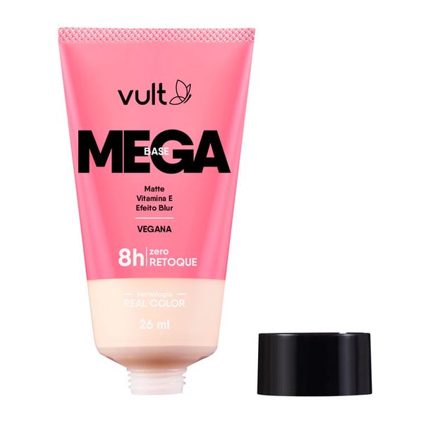 Base Líquida Vult Mega Matte Cor V170 Efeito Blur 26ml