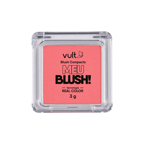 Blush Compacto Vult Meu Blush Cor Rosa Perolado 3g