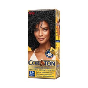 Coloração Creme Cor&Ton Preto Azulado Especial 1.7