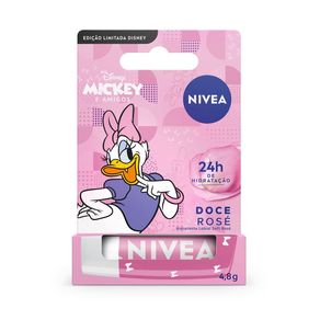 Hidratante Labial Nivea Margarida Doce Rosé Disney Mickey e Amigos 4,8g