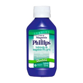 Leite de Magnésia Phillips Sabor Hortelã 120ml