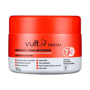 Creme Hidratante Facial Vult Antissinais 100g
