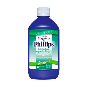 Leite de Magnésia Phillips Sabor Hortelã 350ml