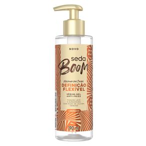Sérum-Gel Anti-Frizz Seda Boom Definição Flexível 190ml