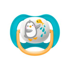 Chupeta Avent Ultra Air Pinguim Azul 6-18 Meses 1 Unidade