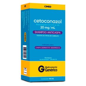 Shampoo Anticaspa Cetoconazol 20mg/ml Cimed 100ml