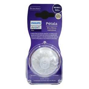 Bico de Mamadeira Philips Avent Pétala 3M+ 2 Unidades