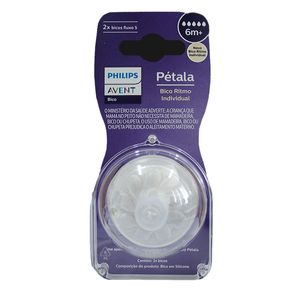 Bico de Mamadeira Philips Avent Pétala 6M+ 2 Unidades