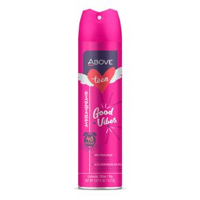 Desodorante Antitranspirante Aerossol Above Teen Good Vibes 48h 150ml