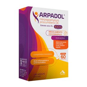 Arpadol 400mg 60 Comprimidos Revestidos
