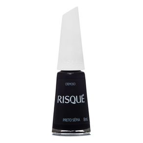 Esmalte Cremoso Risqué Preto Sépia 8ml
