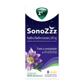 Sonozzz Passiflora 857mg 8 Comprimidos Revestidos