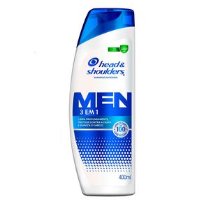 Shampoo Anticaspa Head & Shoulders Men 3 em 1 400ml