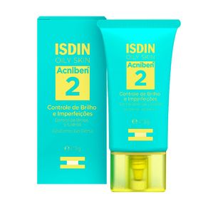 Gel Creme Facial Isdin Oily Skin Acniben 2 Controle de Brilho e Imperfeições 41,2g