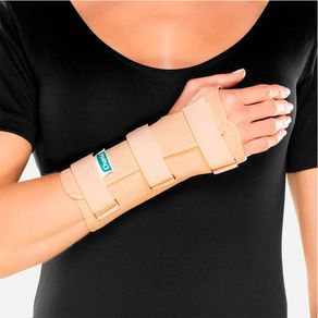 Tala Chantal para Punho com Dedos Livres (Curta) Mão Diretira Tamanho M Cor Bege